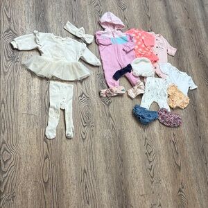 Baby girl clothes bundle size 3-6 months